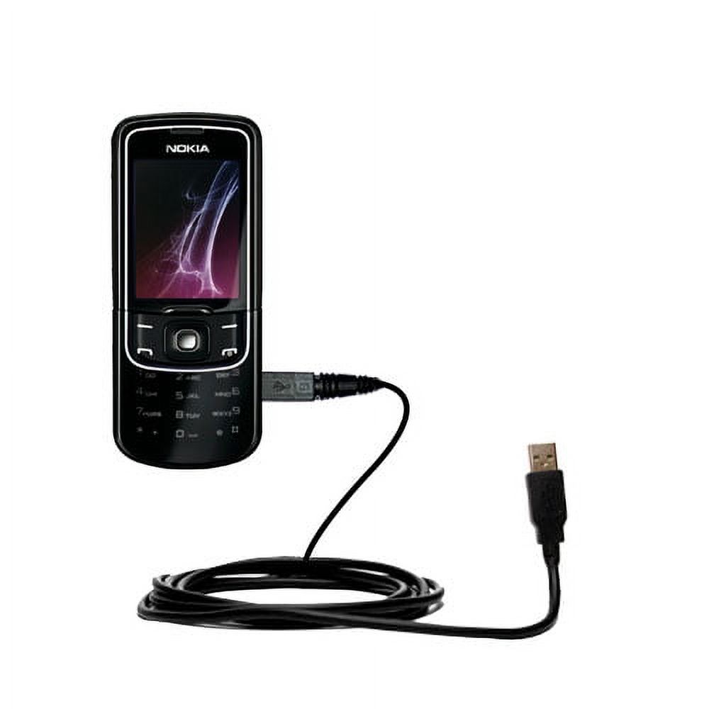 Classic Straight USB Cable suitable for the Nokia 8600 Luna with Power Hot Sync and Charge Capabilities - Uses Gomadic TipExchange Technology - image 1 of 2