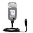 thumbnail image 1 of Classic Straight USB Cable suitable for the Sony Ericsson Z520a / Z520 / Z520i with Power Hot Sync and Charge Capabilities - Uses Gomadic TipExchange, 1 of 4