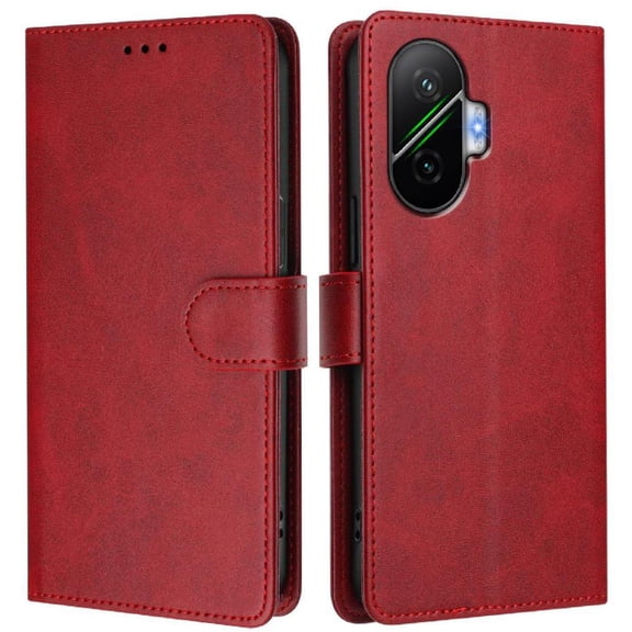 Classic Style Flip Case For Xiaomi Poco F7 5G Card Holder RFID Blocking Wallet Case Shockproof Magnetic Closure