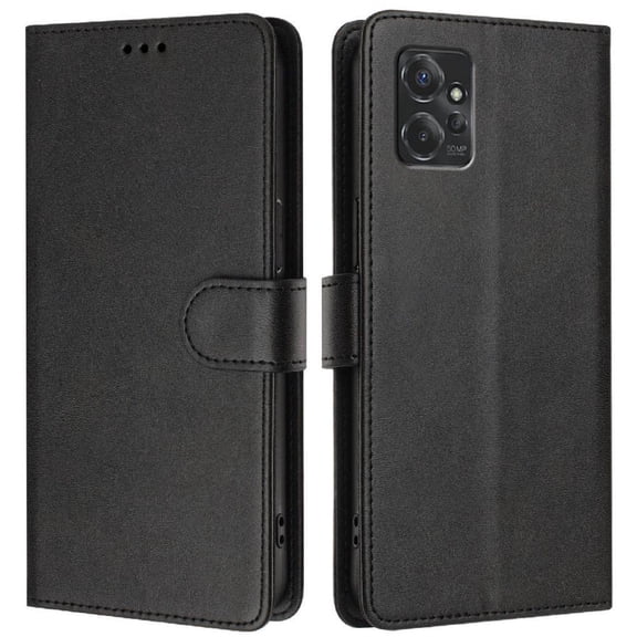 Classic Style Flip Case for Motorola Moto G Power 5g Card Holder Rfid Blocking Shockproof Magnetic Closure Wallet Case