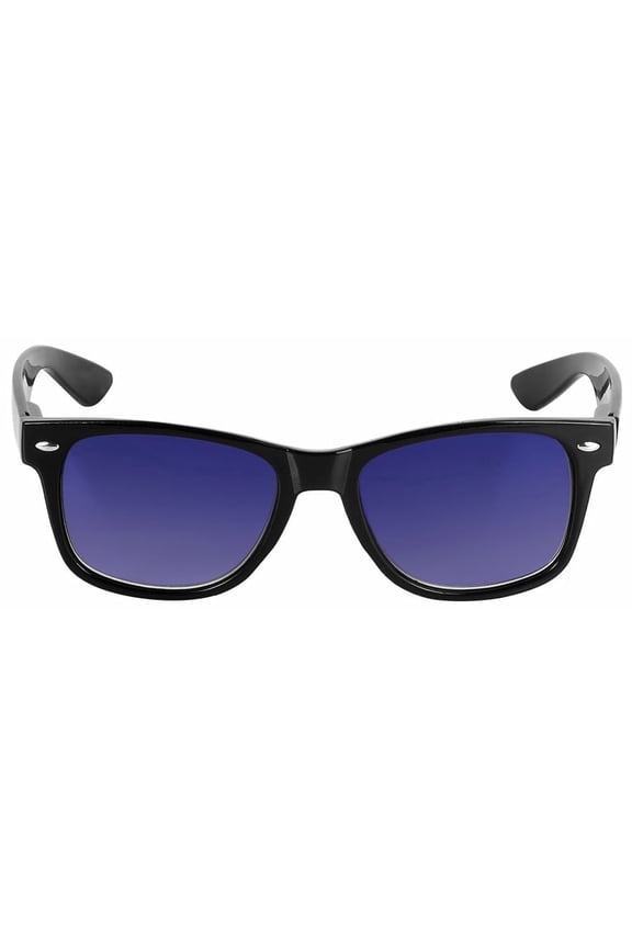 Classic Style Full Lens (No Bifocal) Reading Sunglasses for Men and Women - Blue - 1.25