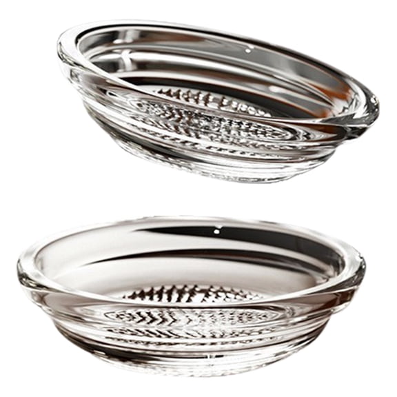 Classic Style Garlic Grater Plate Set Efficient Kitchen Tool For Grating Garlic Chocolate And Various Foods 2PCS