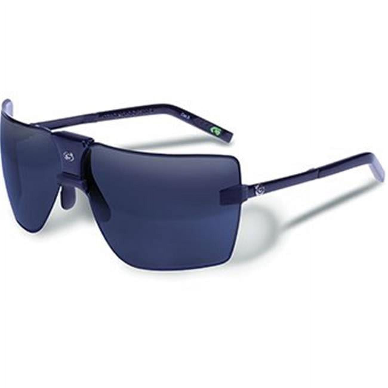 Classic Sunglasses w/ Black Frame, Black Ice w/Silver Mirror Lens GAR1