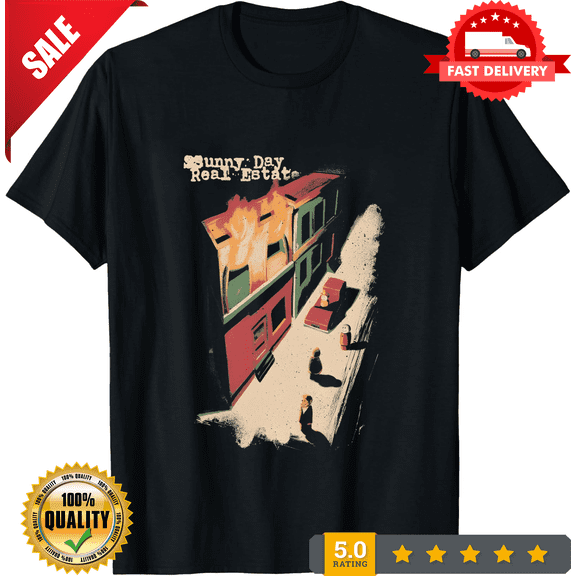 Classic Sunny Day Real Estate Burning Building T-Shirt Full Size S To 5XL, LIMITED EDITION-TH66503