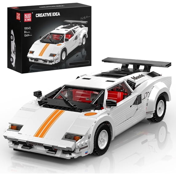 Classic Super Sports Car Building Blocks Kit, MOC Racing Car Model Replica Building Set for Adults, Collectible Set to Build,1349 Pieces
