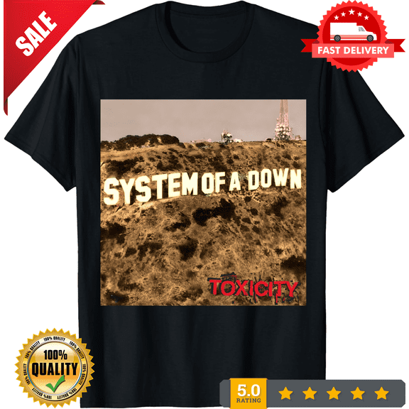 Classic System Of A Down Toxicity T-Shirt NEW OFFICIAL, NEW INSTOCK-TH71175