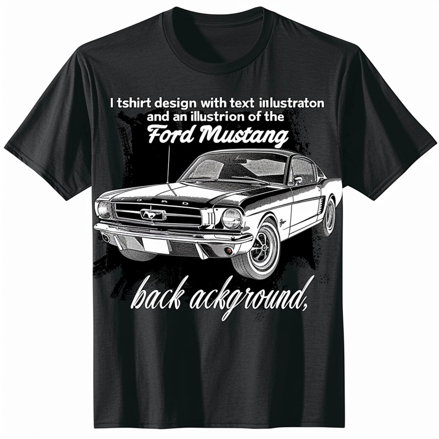 Classic TShirt Vintage Car Lover Gift Black Tee with 'I'm Not Old I'm