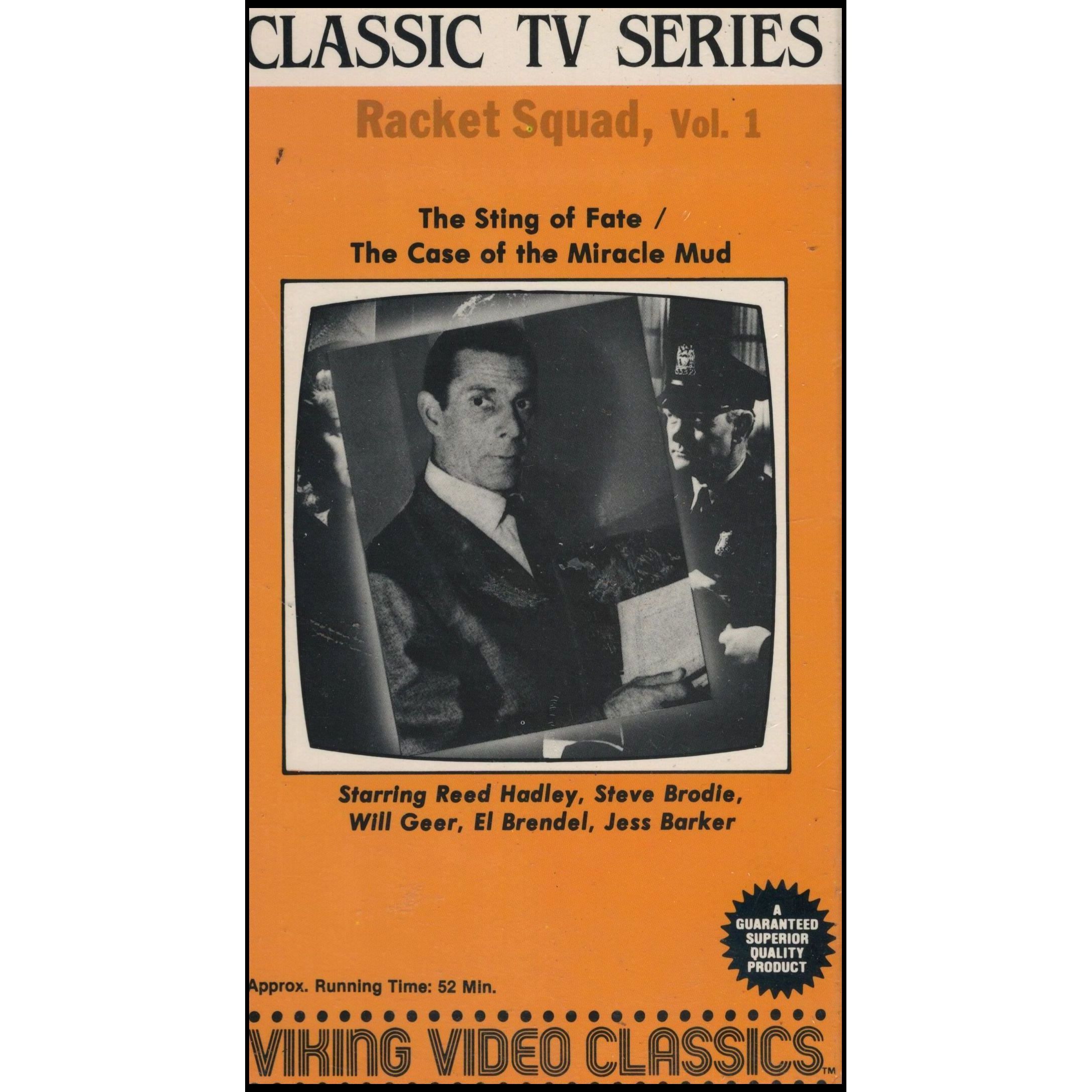 Vol Racket Classic TV Series: Racket Squad Vol. 1 (VHS Tape) - Walmart.com