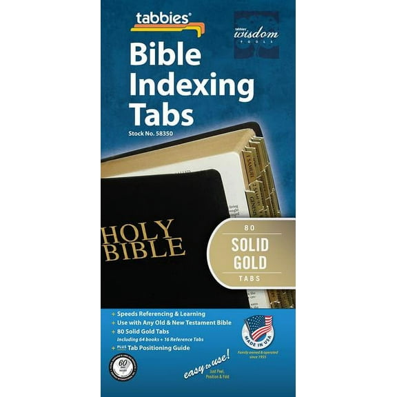 Classic Tabs: Bible Tabs - Solid Gold - Old: Classic Solid Gold Bible Tabs (Other)