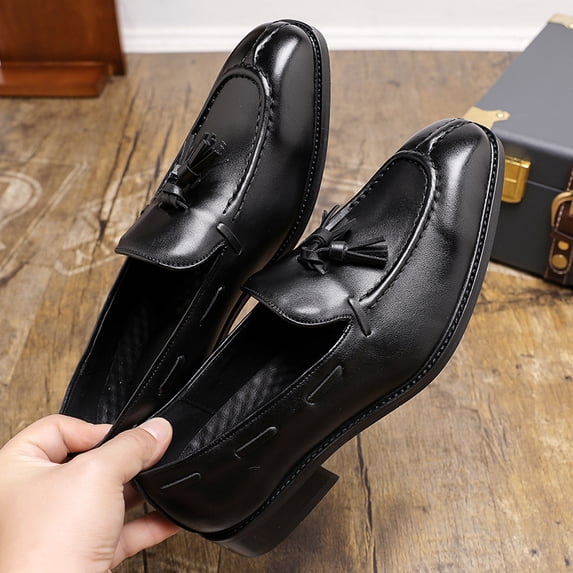 Classic Tassel Slip-On Leather Loafer Business Dress Shoes