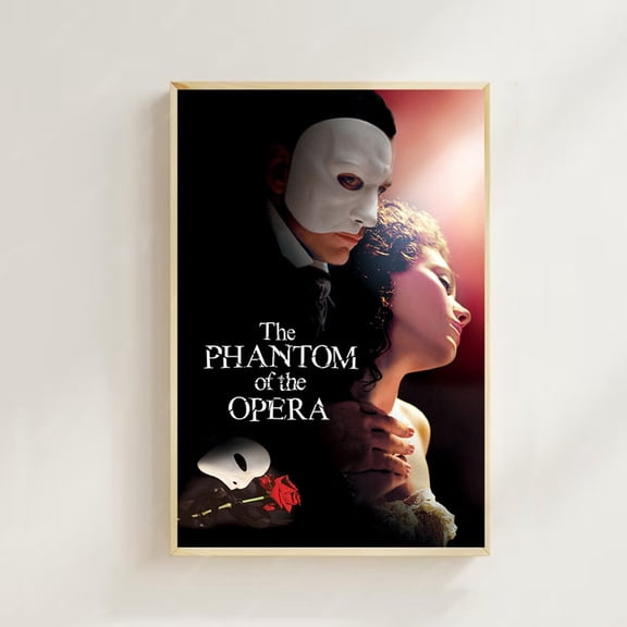 Classic Theater Opera House Gothic Phantom Costume Room Wall Art, Unframed Poster