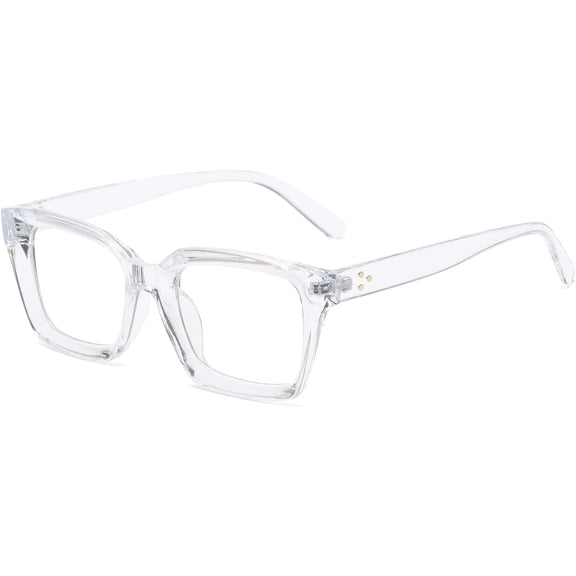 Classic Thick Square Frame Clear Lens Glasses for Women Men Non Prescription Eyeglasses
