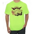 thumbnail image 1 of Classic This Little Light of Mine Inspirational/Christian Men's Graphic T-Shirt, Safety Green, Medium, 1 of 3