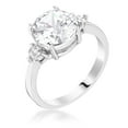 thumbnail image 1 of Classic Three Stone Clear CZ Engagement Ring, 1 of 2