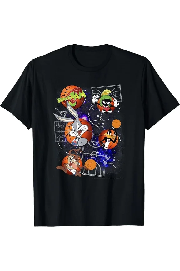 Classic Toons Basketball Playbook T-Shirt
