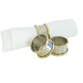 thumbnail image 1 of Classic Touch  2 in. Brass Napkin Rings - Set of 4, 1 of 1