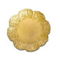 thumbnail image 1 of Classic Touch  6.25 in. Flower Shaped Plates Scalloped Gold - Set of 4, 1 of 1