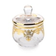 thumbnail image 1 of Classic Touch Decor Glass Sugar Bowl w 24k Gold Artwork, 3.5", 1 of 1