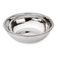 thumbnail image 1 of Classic Touch Decor Stainless Steel Bowl w Stones, Silver, 10.75", 1 of 1