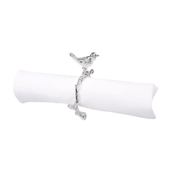 Classic Touch NR783 Jeweled Napkin Rings, Set of 4