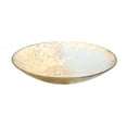 thumbnail image 1 of Classic Touch Smoked Glass Bowl With Scattered Gold Design, 12", 1 of 1