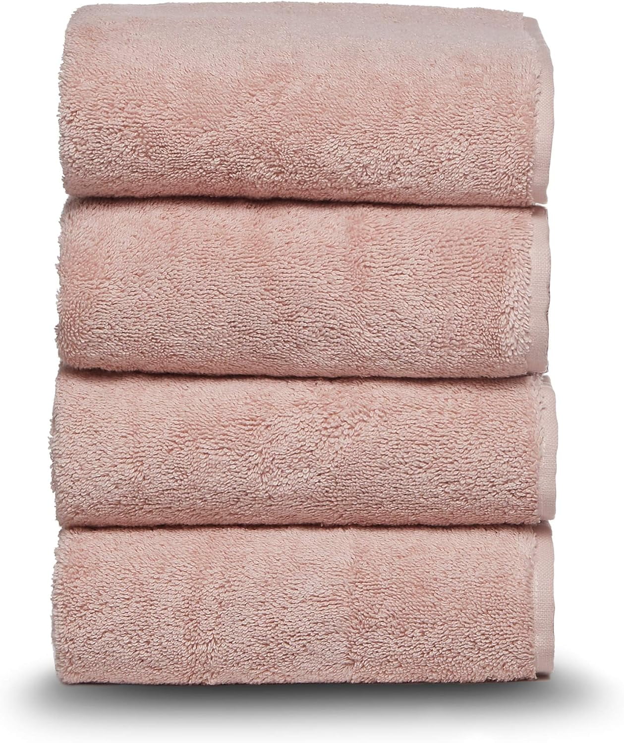 Oversized Pink Turkish Cotton Bath Towel Set