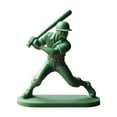 thumbnail image 1 of Classic Toy Set Interesting Green Baseball Soldier Character Miniature Statue for Home Desktop Decoration Baseball Player Figurine Unique Idea, 1 of 8