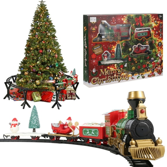 Classic Toy Train With Light Smoke and Sound Great with Holiday Christmas