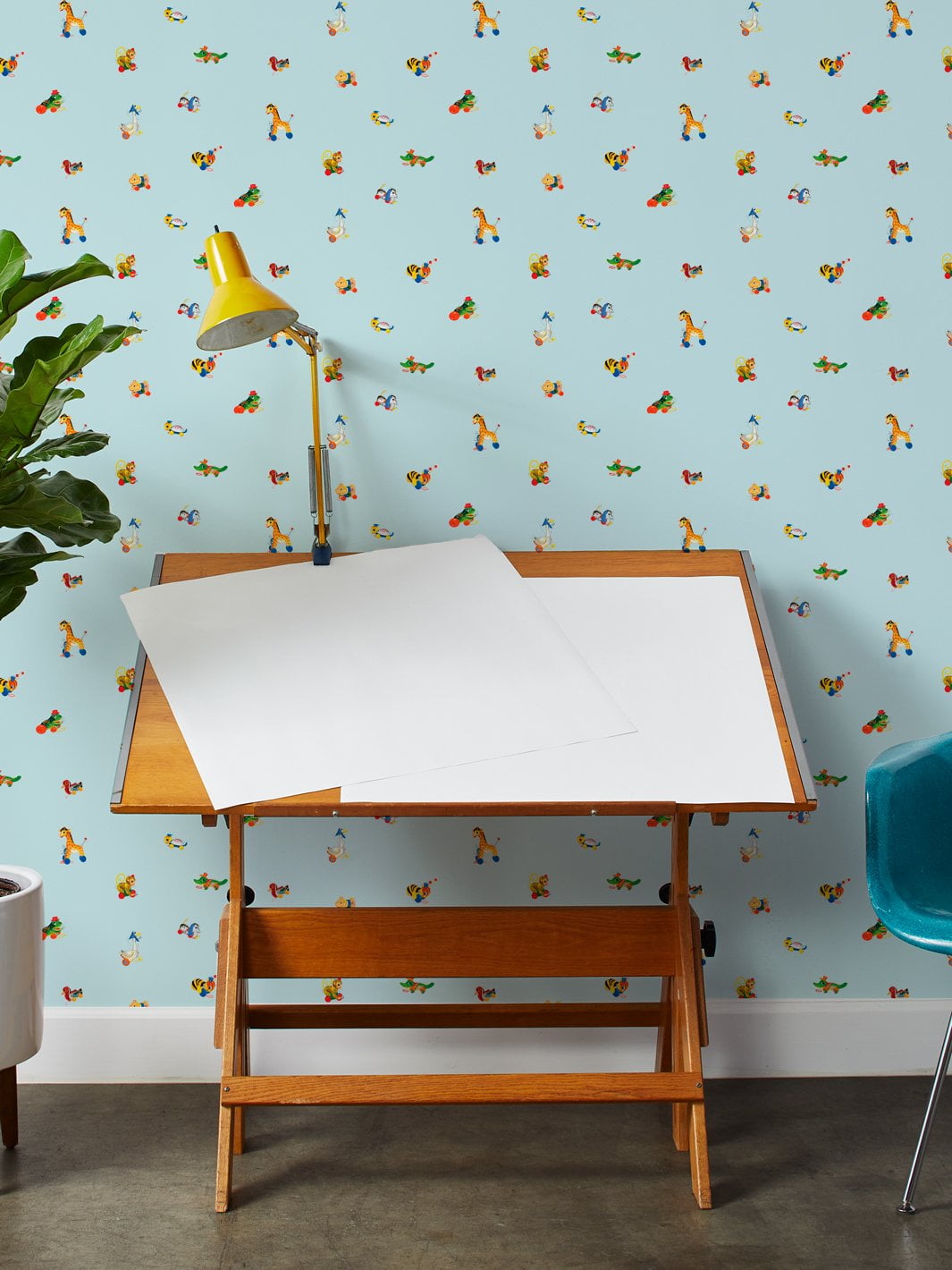 Classic Toys Removable Vinyl Wallpaper By Fisher-Price - Sky - Walmart.com