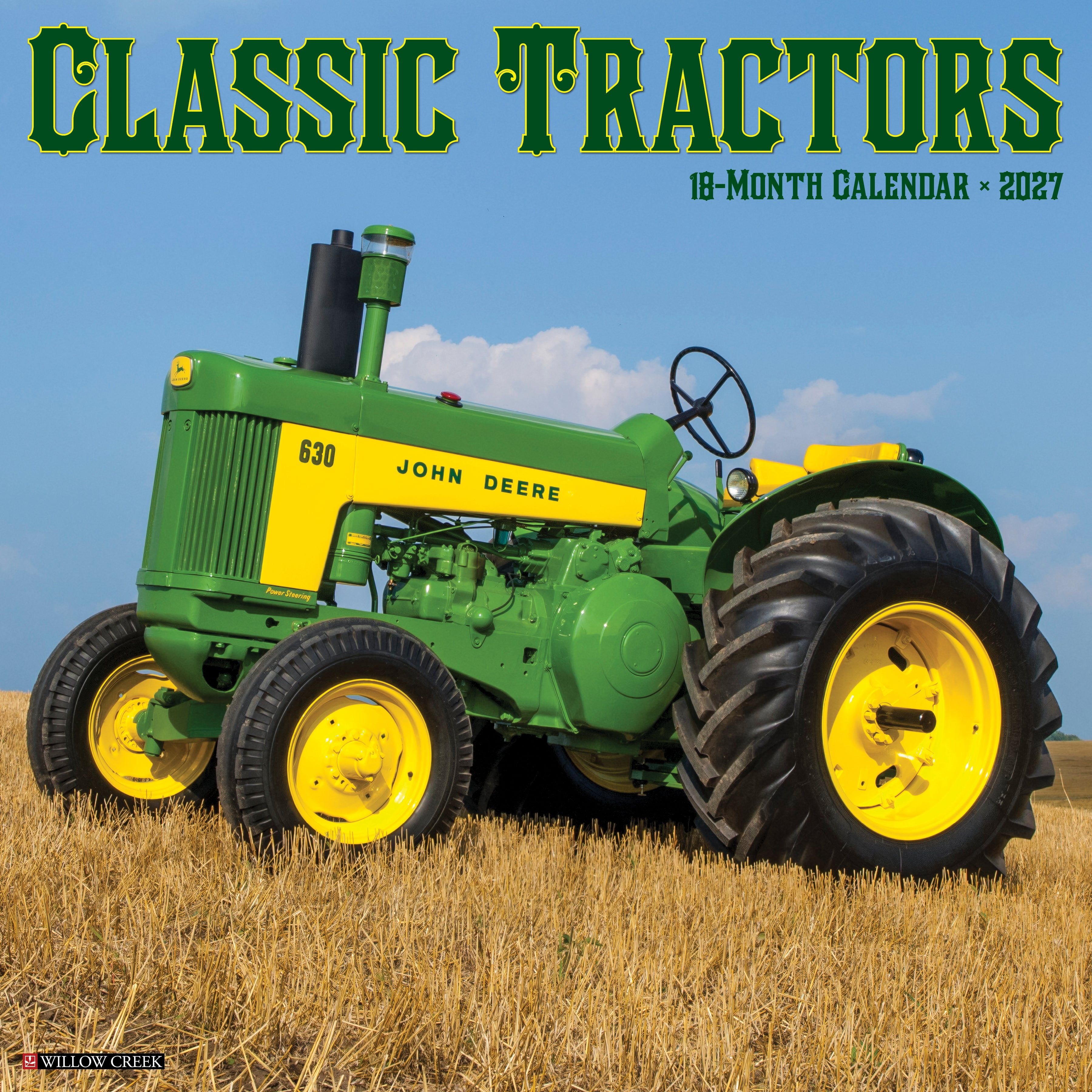 Willow Creek Press, Classic Tractors 2027 Wall Calendar