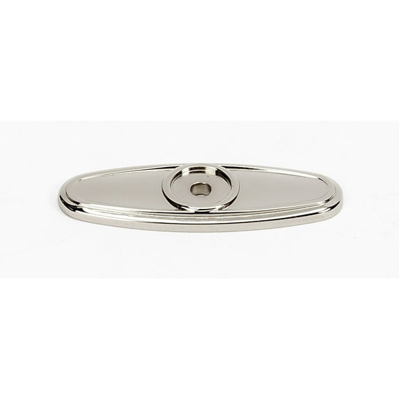 Alno A1565-PN Classic Traditional Backplates, 2-1/2, Polished Nickel