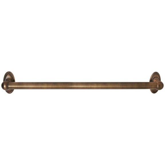 Alno Classic Traditional 24" Grab Bar With 1-1/4" Diameter - Antique English Matte