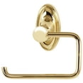 thumbnail image 1 of Classic Traditional Singe Post Toilet Paper Holder - Finish: Polished Brass, 1 of 7