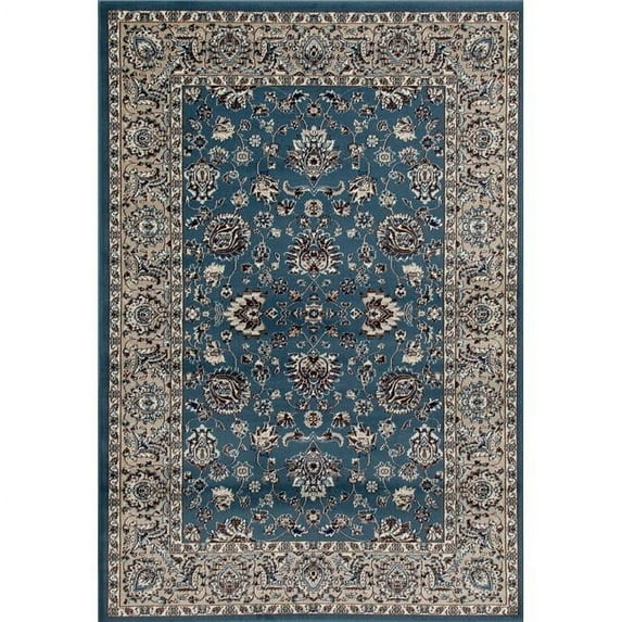 Classic Traditional Woven Bordered Area Rug, 030