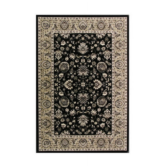 Classic Traditional Woven Bordered Area Rug, 031