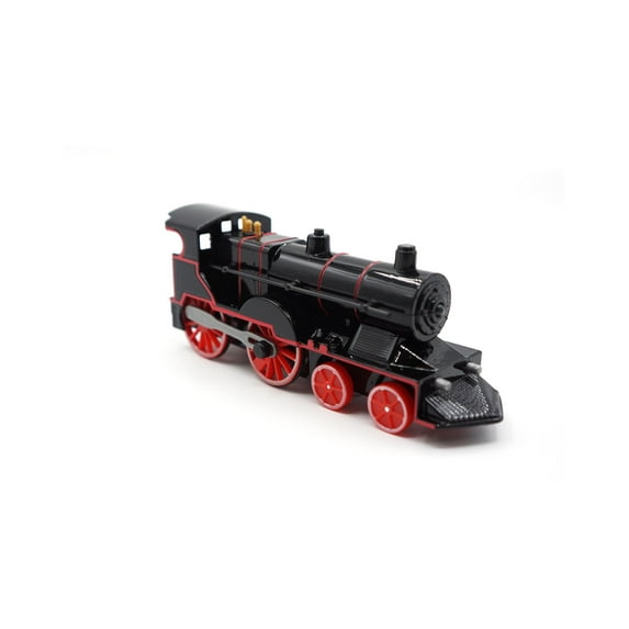 Classic Train, Black & Red Diecast Model, but NO Box, Classic Train Black, Size: One Size