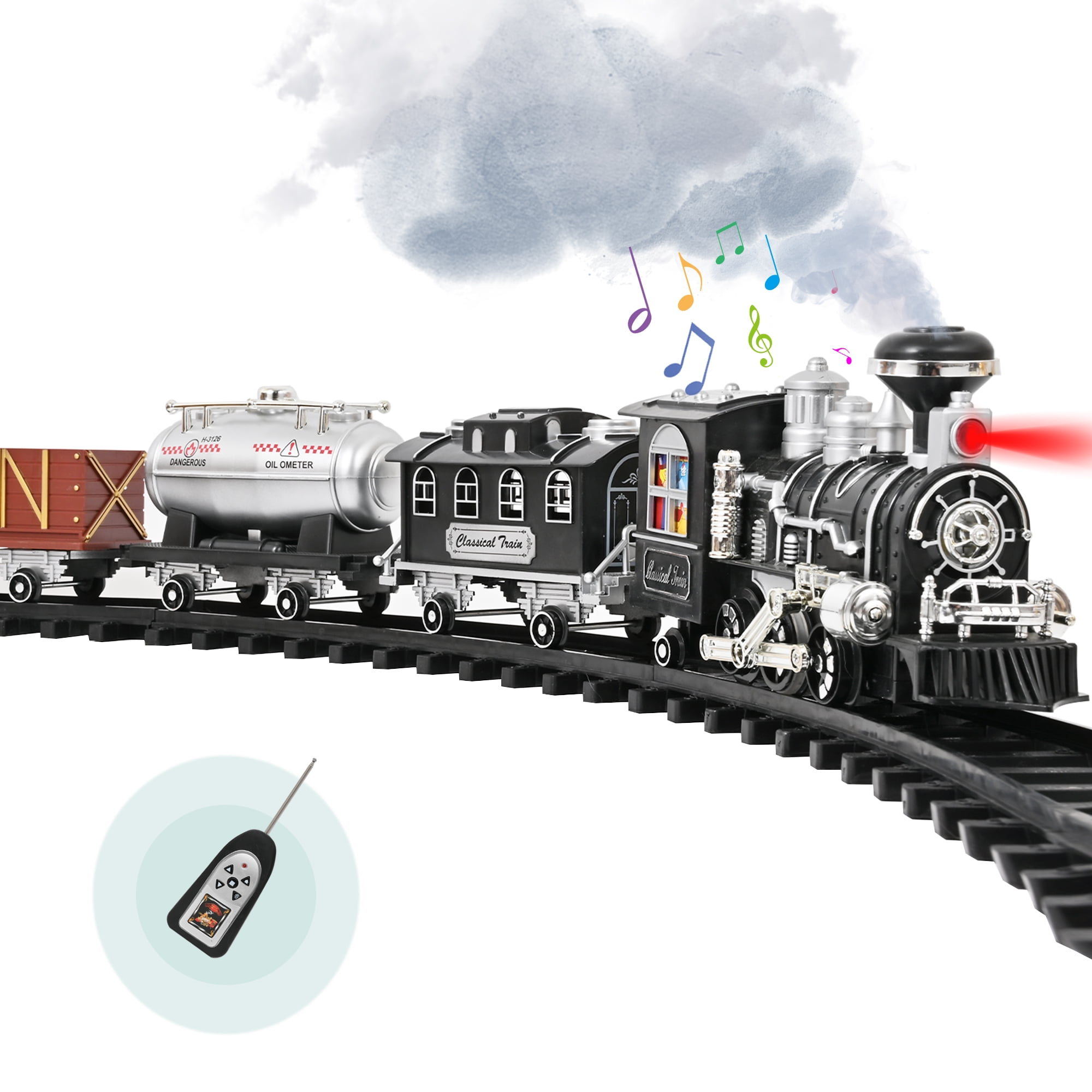 Classic train hotsell set with smoke