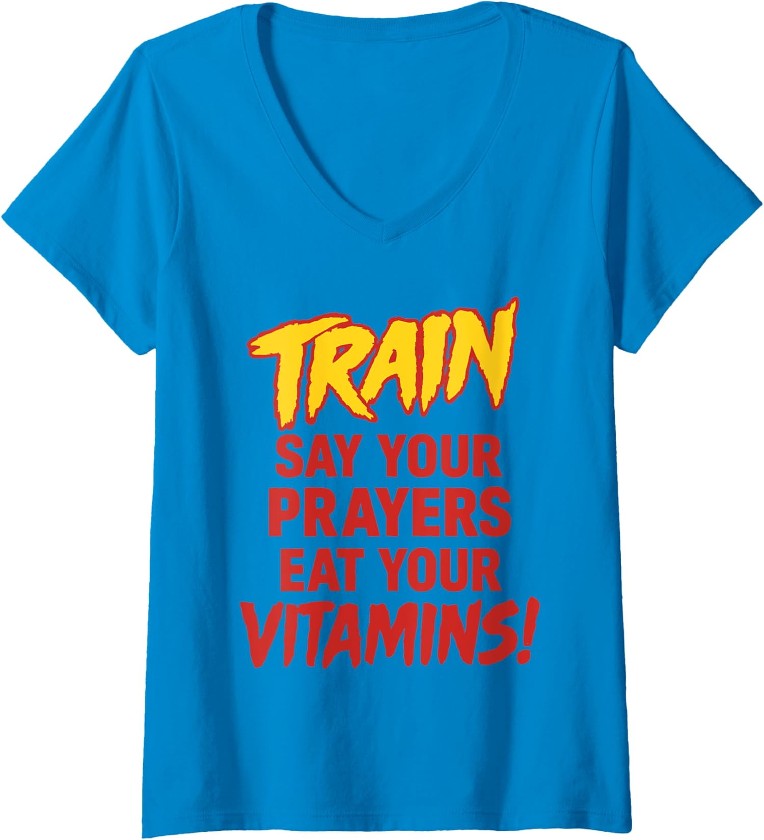 Classic Train Style Say Your Prayers Eat Your Vitamins Motivational ...