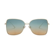 Classic Trendy Square Oversized Sunglasses Womens Mens UV400 Big Large Designer Shades SJ1082