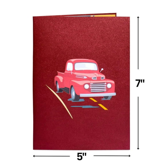 Classic Truck Pop Up Card