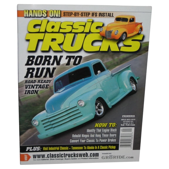 Classic Trucks Born To Run Vintage Iron September 2001 Magazine Book