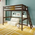 thumbnail image 1 of Classic Twin High Loft with Ladder on End, Walnut, 1 of 12