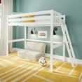 thumbnail image 1 of Classic Twin High Loft with Ladder on End, White, 1 of 12