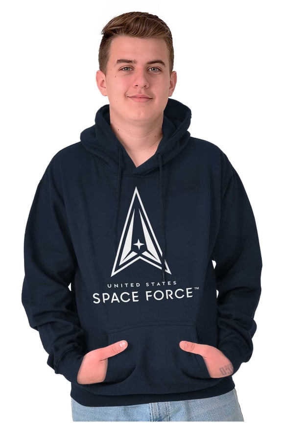 Classic US Space Force Military Logo Hoodie Sweatshirt Women Men Brisco Brands M
