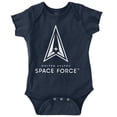 thumbnail image 1 of Classic US Space Force Military Logo Romper Boys or Girls Infant Baby Brisco Brands 24M, 1 of 6