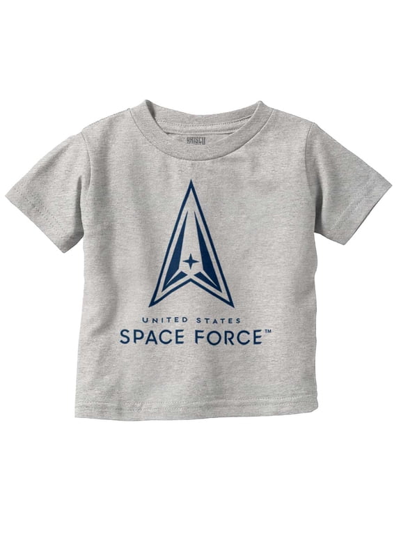 Classic US Space Force Military Logo Toddler Boy Girl T Shirt Infant Toddler Brisco Brands 18M