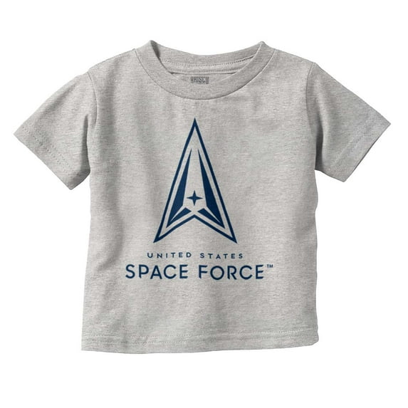 Classic US Space Force Military Logo Toddler Boy Girl T Shirt Infant Toddler Brisco Brands 24M