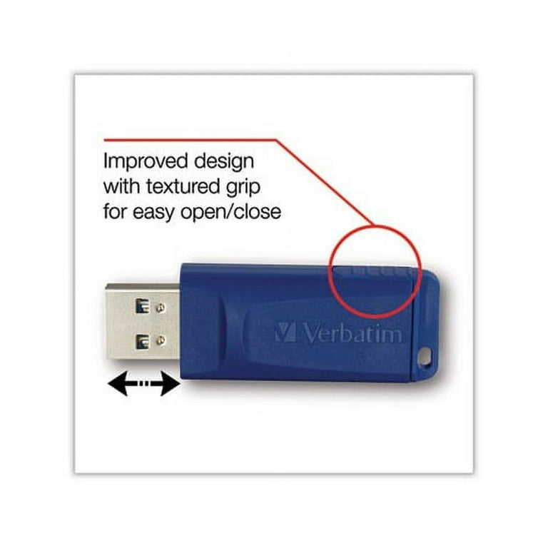 Classic USB 2.0 Flash Drive, 4 GB, Blue Classic USB 2.0 Flash Drive, 4 GB, Blue