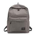 thumbnail image 1 of Classic Unisex Backpack for College Travel, Durable Water Resistant Canvas Daypack with Ergonomic Padded Straps, Versatile Storage for Work Commuting Weekend Getaways,Gray, 1 of 5