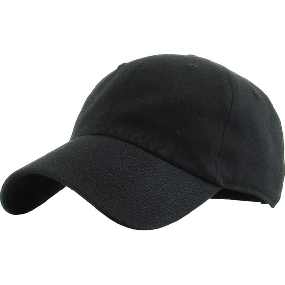 Classic Unisex Cotton Adjustable Low Crown Baseball Cap Plain Dad Hat